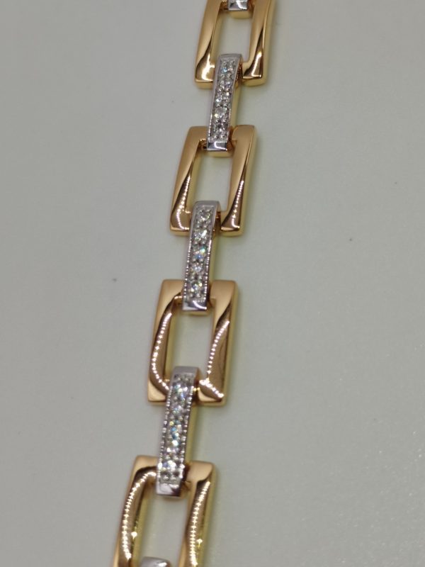 Pulsera eslabón y barra